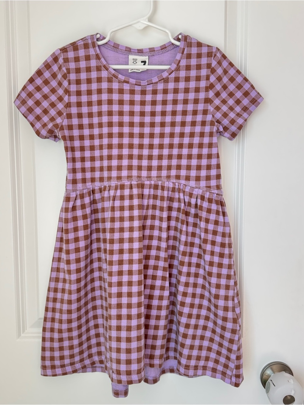 Cotton On Kids 7 Girls Gingham Dress